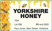 Load image into Gallery viewer, Honey Label 1
