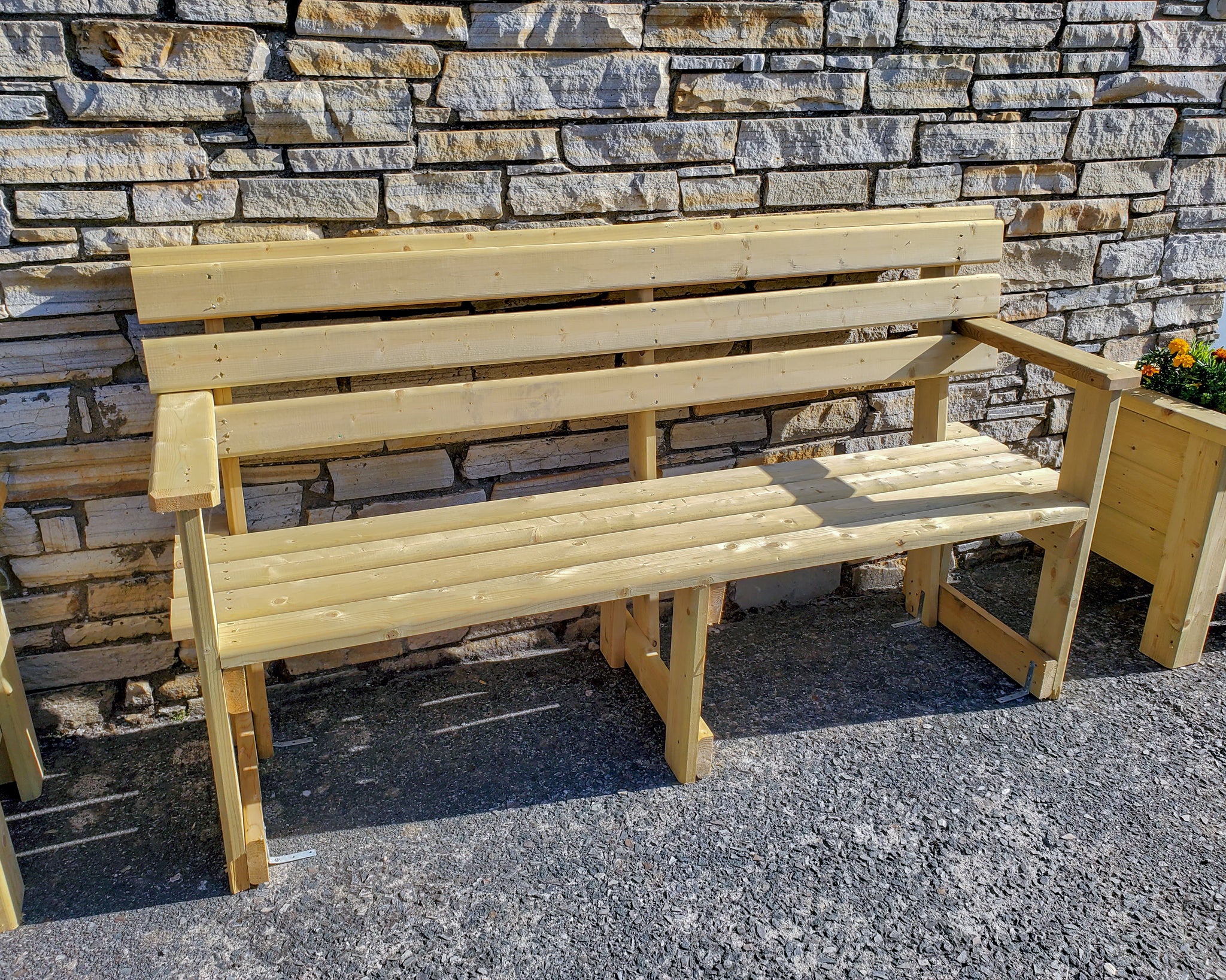 Cheap garden outlet bench seat