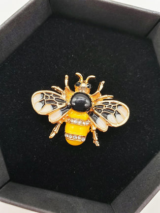 Bee Brooch - My First Flight