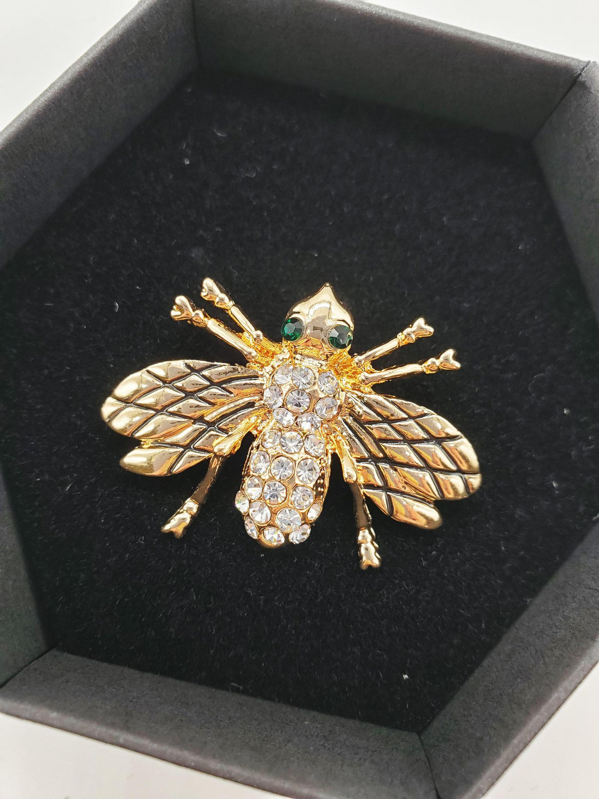 Bee Brooch - Dipped In Gold